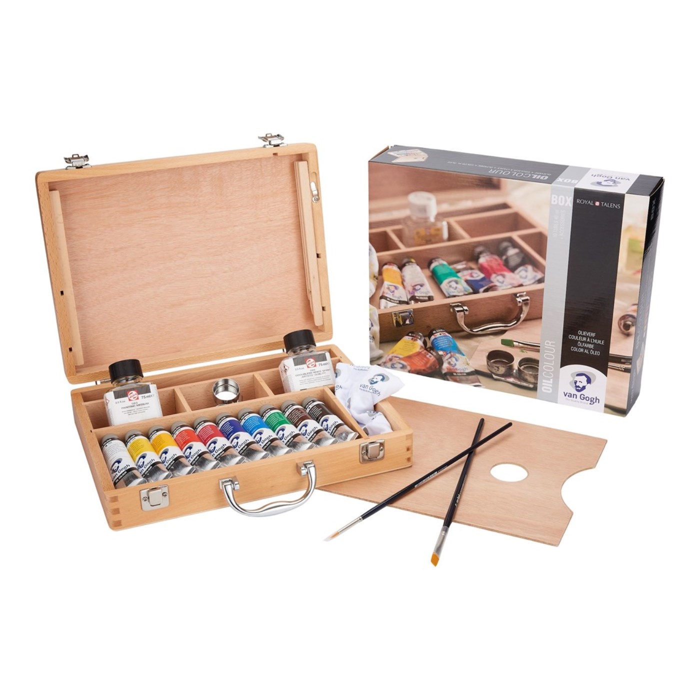 Van Gogh, cassetta, oil colour, 10 colori assortiti