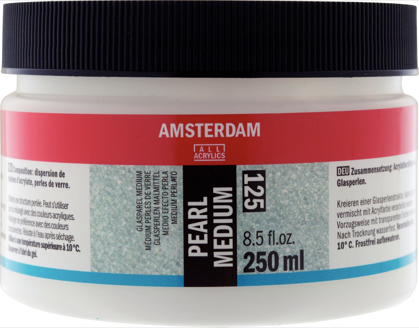 Amsterdam, pearl medium, trasparente, 125, 250ml