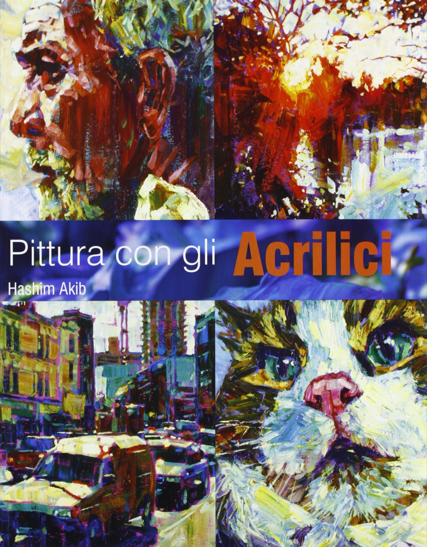 Pittura con acrilici, libro