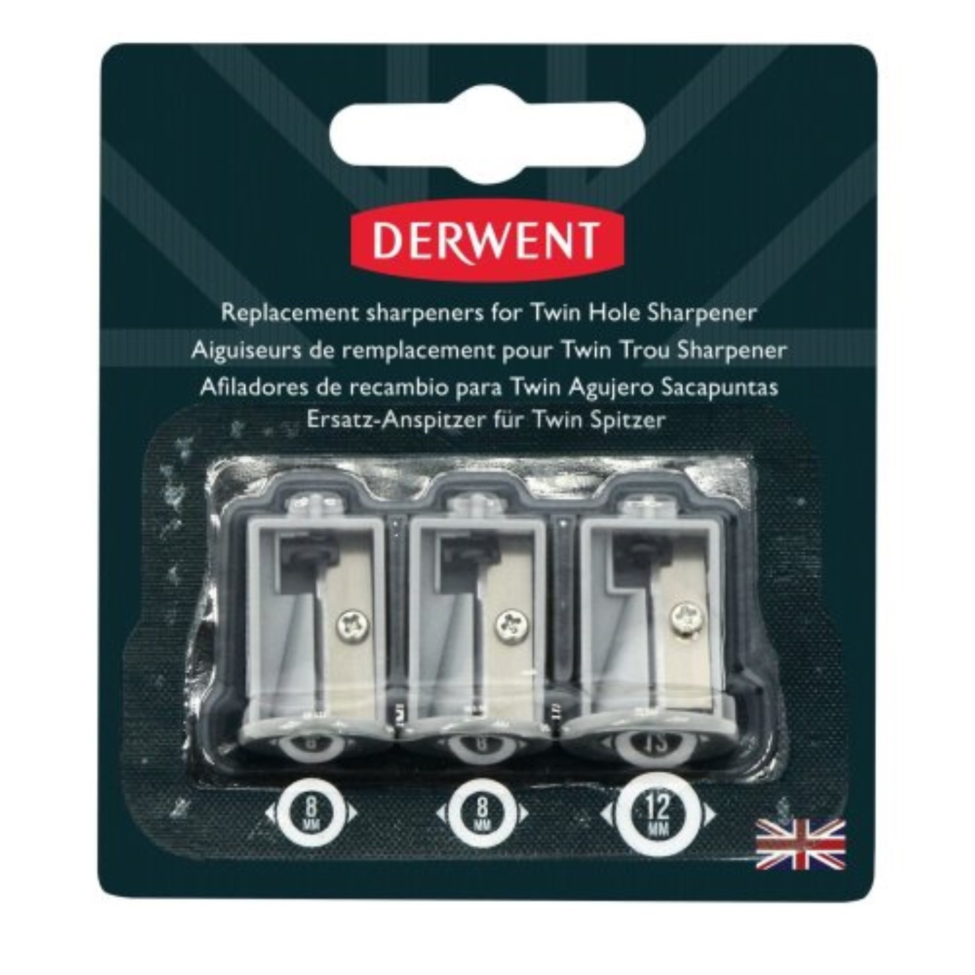 derwent, ricambi per tempermatite di due misure