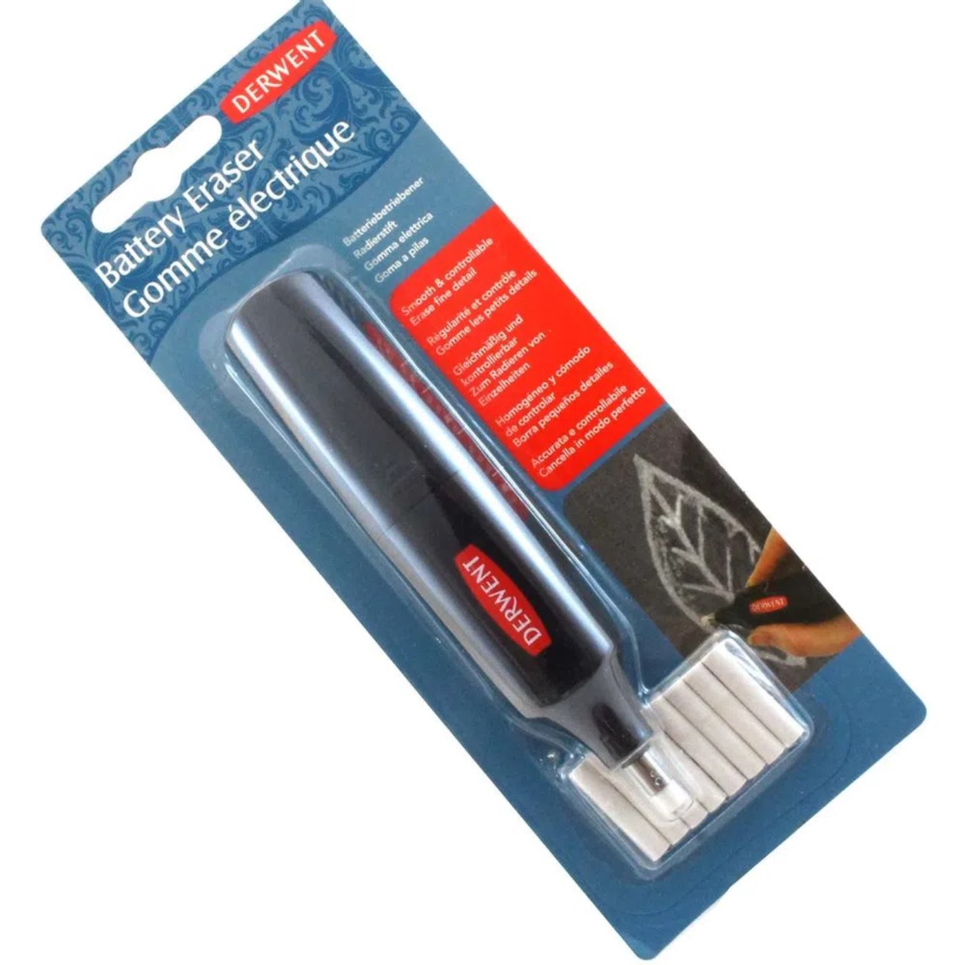 Derwent, gomma a batteria, 9 ricambi