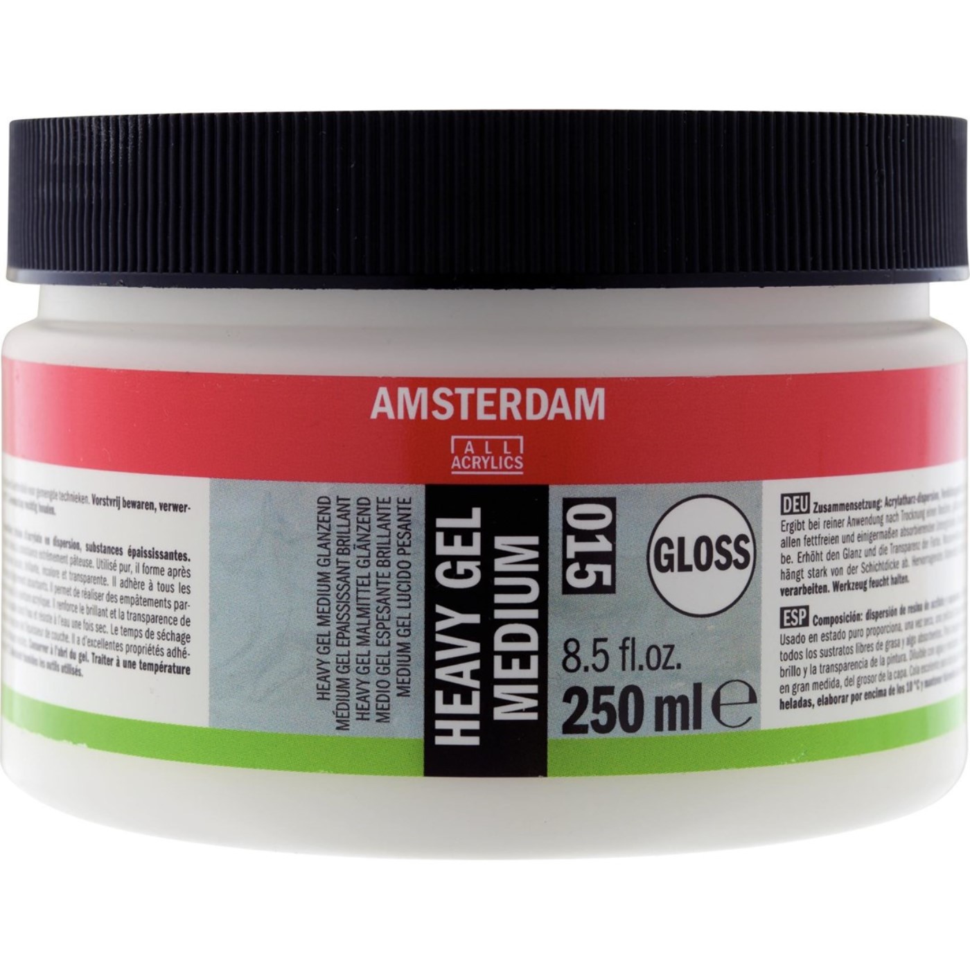 Amsterdam, heavy gel medium, gloss, 015, 250 ml