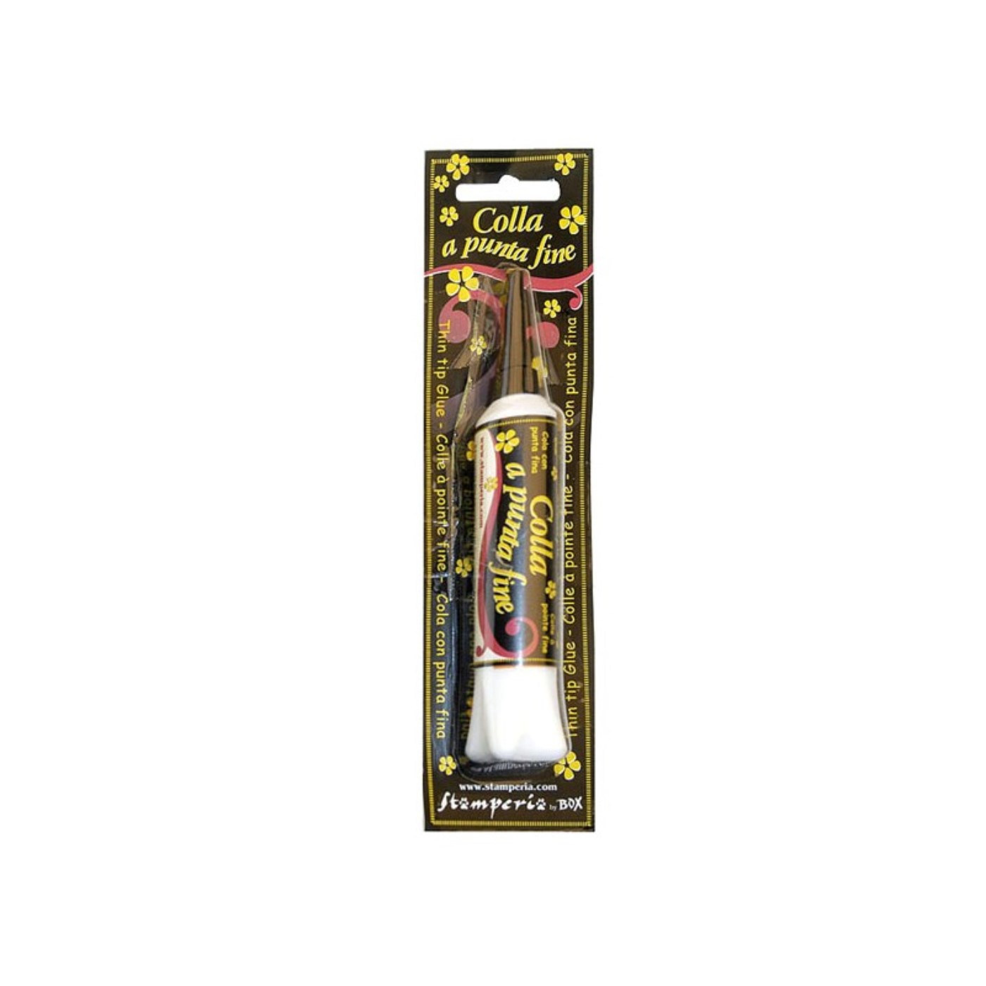 Stamperia, colla punta fine, adesivo vinilico, 20ml