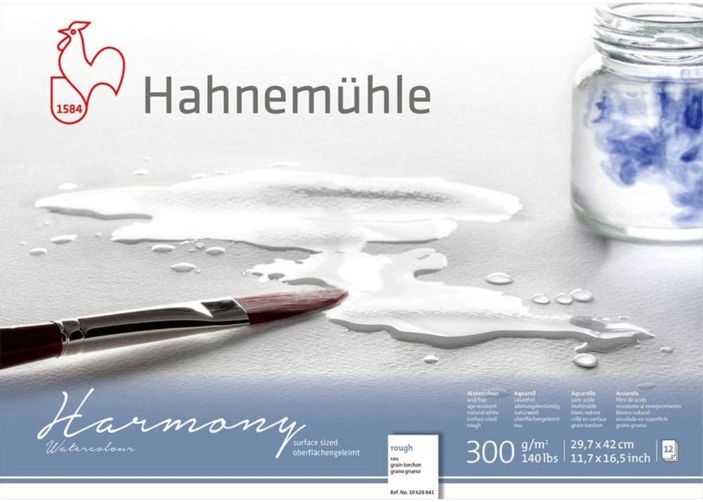 Hahnemuhle, Harmony Watercolour, grana grossa, 29,7 x 42 cm, 300 gr.