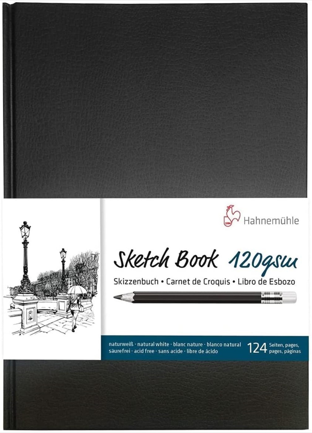 Hahnemuhle, Sketch book, grana grossa, A3, 120 gr.