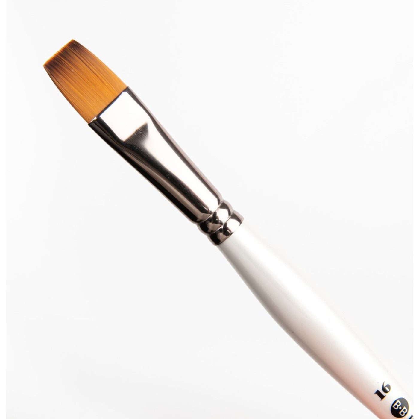 B&B, pennello piatto sintetico, n.16, serie 821