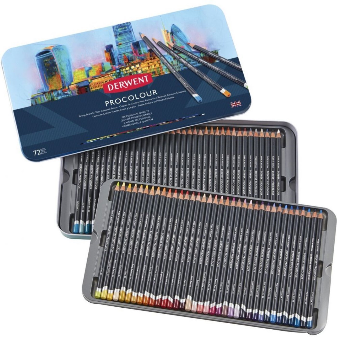 Derwent, Procolour pencils, 72 matite