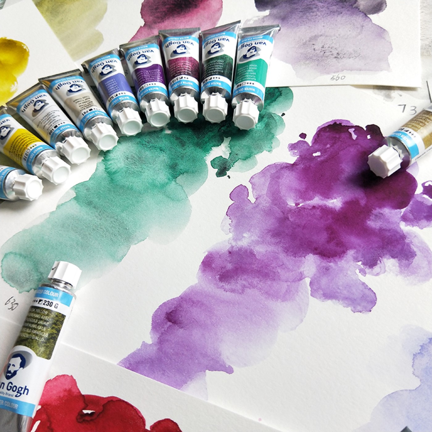 Van Gogh, acquarello in tubetto, colori speciali, 10 ml